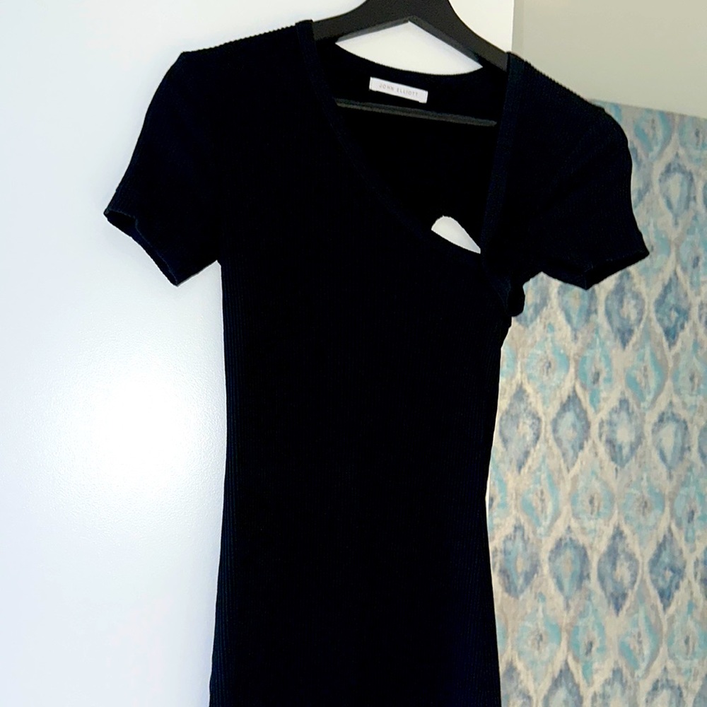 JOHN ELLIOT RIBBED MINI DRESS XS